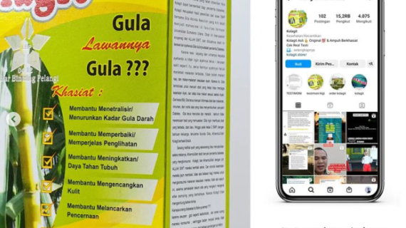 Herbal diabetes bernama Kolagit Gita Adinda Nasution adalah salah satu produk herbal yang berasal dari Medan